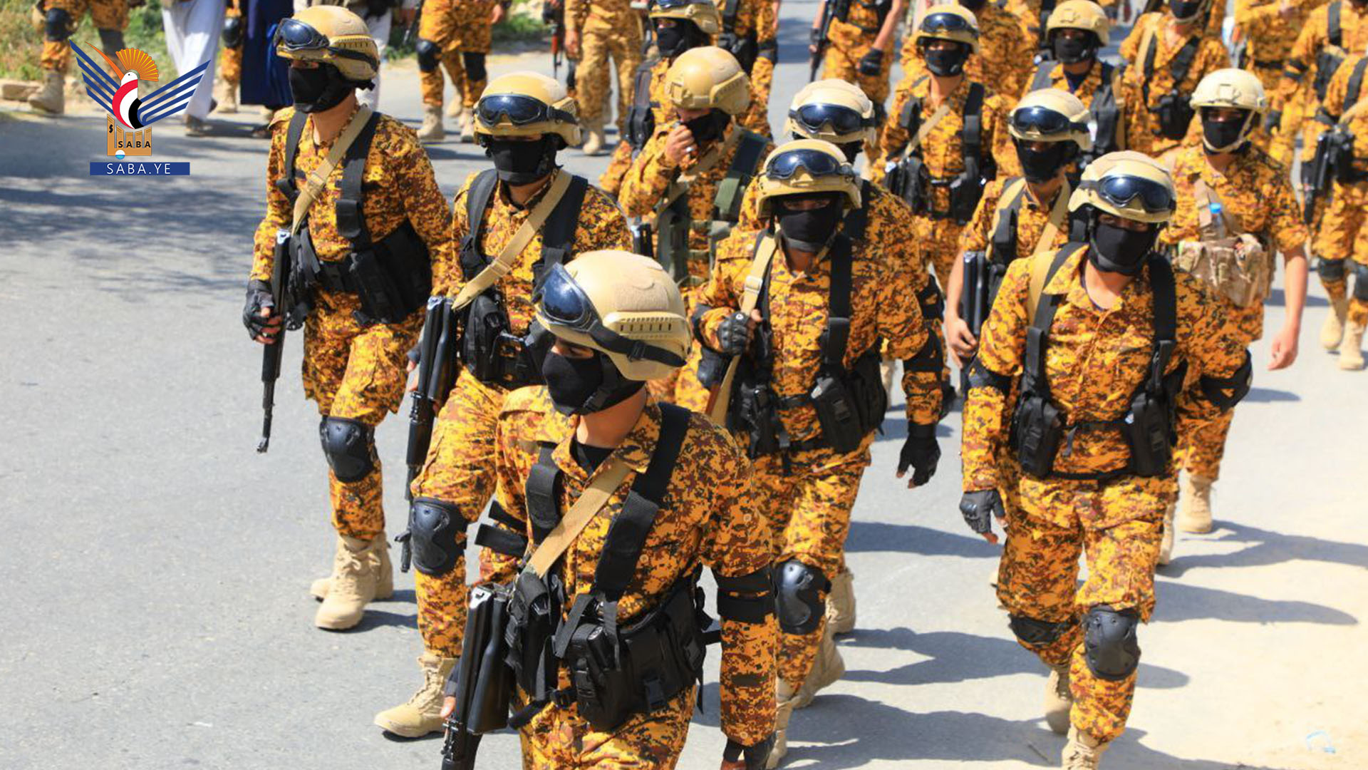 قيادة وضباط من شرطة المنشآت يزورون ضريح ومعرض الشهيد القائد بصعدة